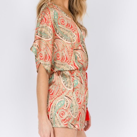 NWT Kimono Sleeve Romper - Picture 6 of 8
